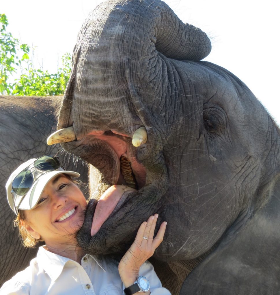 Debra Stevens and Naledi, pictured at 6 years old.