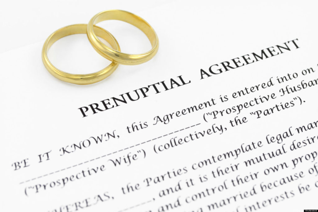 Prenuptial agreement marriage