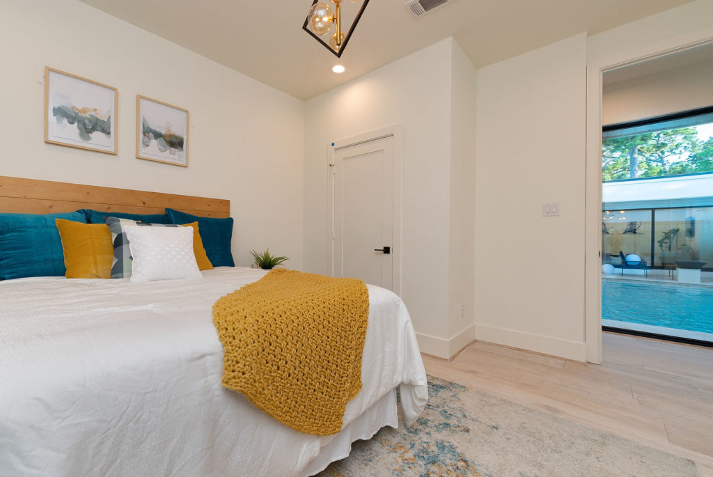 One of five bedrooms.