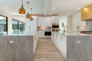 11 Inwood – waterfalls of Carrera marble and brass fittings