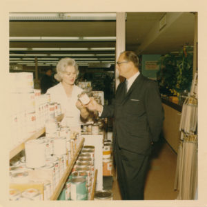 August C. Bering III manning the store, early 1960s (Photo courtesy the Bering’s Archive) 