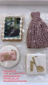 Stylish cookies for Hallie Vanderhider’s birthday party at Tootsies.