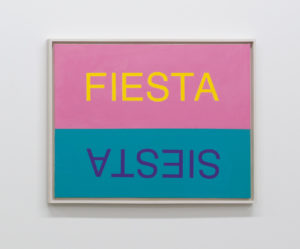 Alejandro Diaz’s “Fiesta / Siesta,” 2018, at David Shelton Gallery