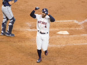 Houston Astros vs. Seattle Mariners. Lance McCullers pitches 2nd game of 2020 season a Minute Maid Park