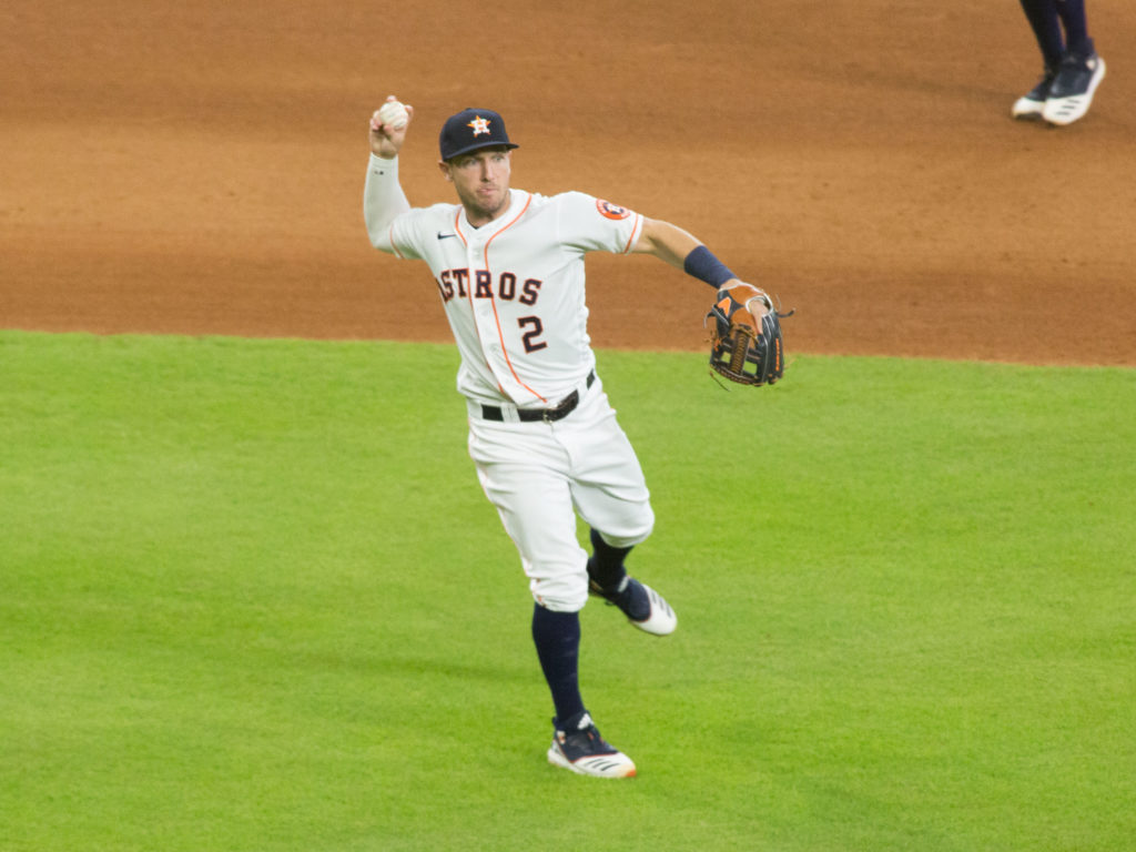 Astros third baseman Alex Bregman takes plenty of pride in his defense. (Photo by F. Carter Smith)