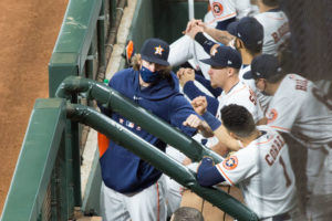Houston Astros vs. Los Angeles Dodgers. Framber Valdez faces off against Walker Buehler on the mound in a rematch of the 2017 World Series at Minute Maid Park