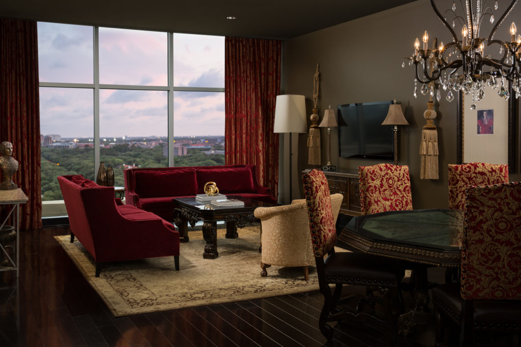 The Bella Vita Suite at Hotel ZaZa in the Museum District.  (Hotel ZaZa photo)