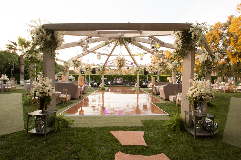 Creating wide open spaces is key to a wedding with social distancing. (Photo courtesy of The Events Company)