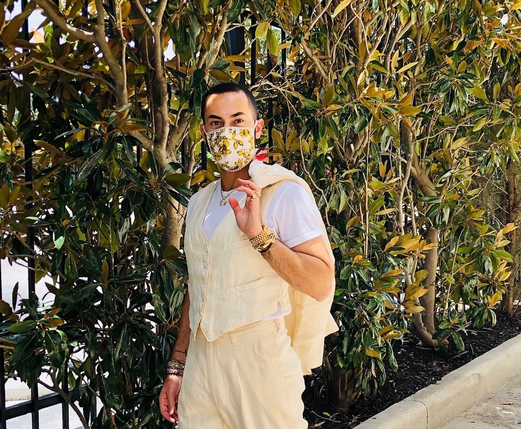 Fady Armanious in Christy Lynn mask (Courtesy photo)