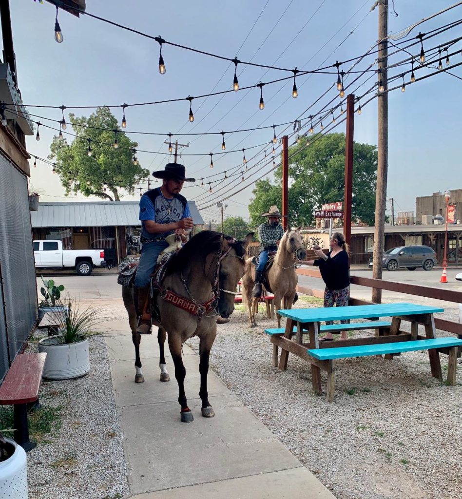 Social distancing has always been a part of the format at Hooker's Grill. 