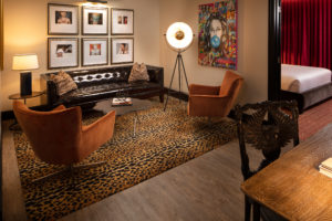 Hotel ZaZa Austin_Concept Suite Backstage Pass living_Ben Garrett