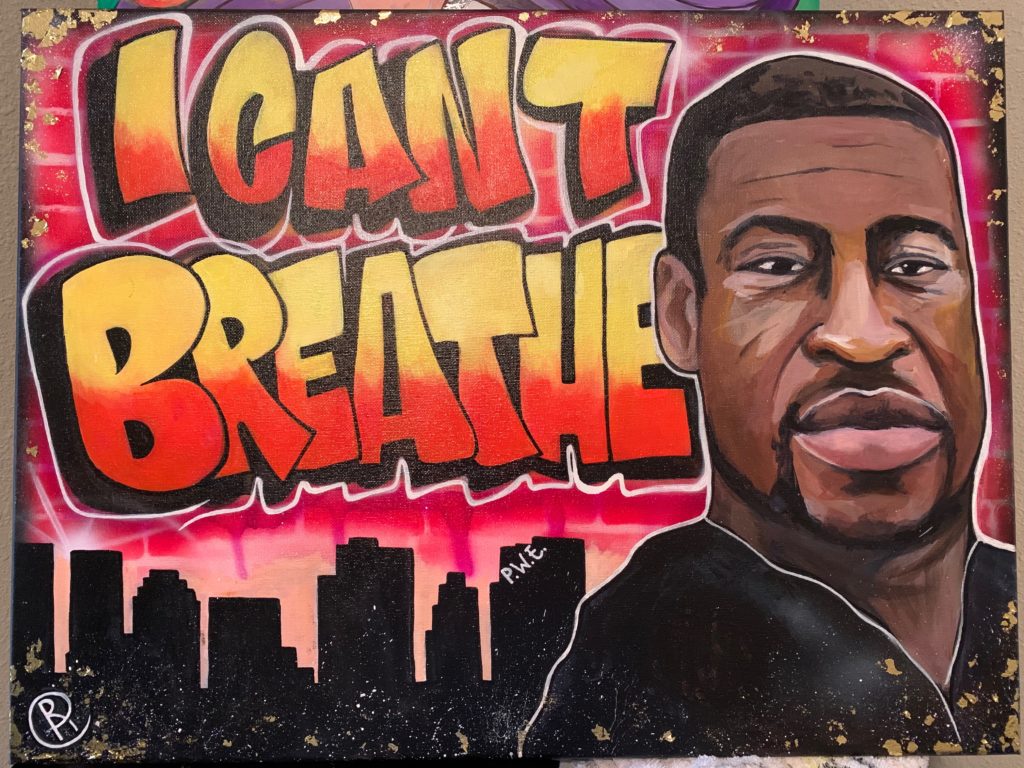 @russiancream_art's "George Floyd Tribute" highlights another life lost due to police brutality targeted again the Black community, while it honors the martyrdom of George Floyd. 