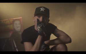 Peach World’s video on artists BBY KODIE and Marion DuBose’s documents the duo’s collaborative performance honoring George Floyd. (Photo by Wilson Dunn)