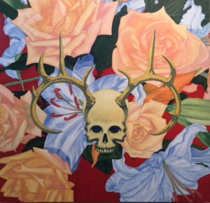 Benito Huerta’s “In Memory of Days Past, 2018, at William Campbell Contemporary Art