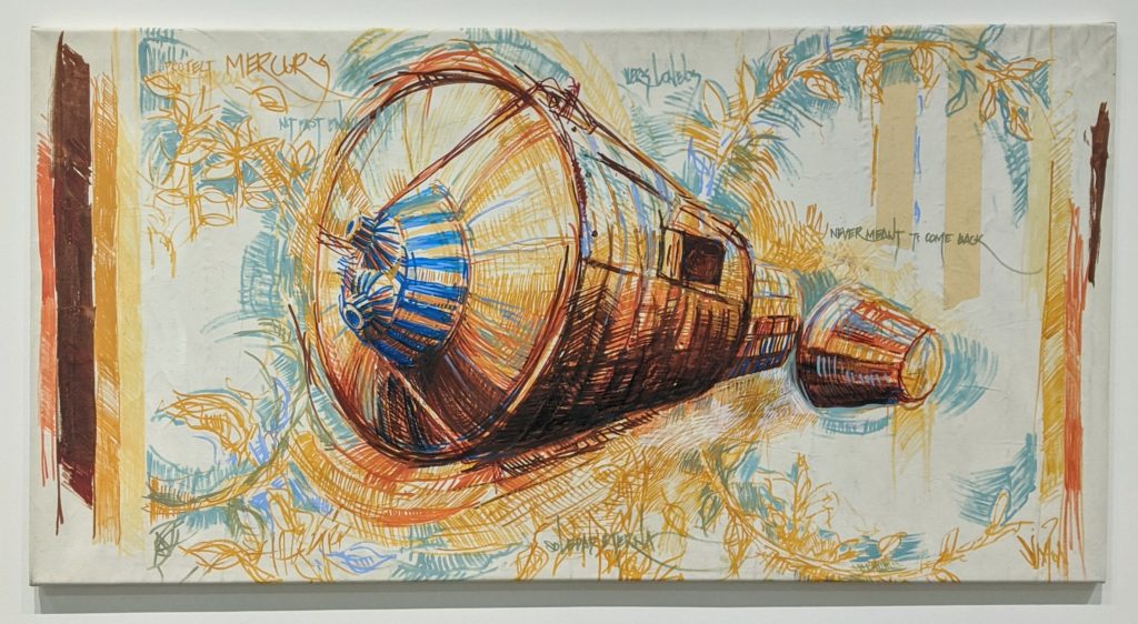 Simón Vega's "Mercury Capsule," 2013, at Liliana Bloch Gallery
