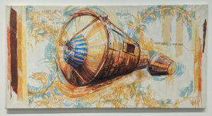 Simón Vega’s “Mercury Capsule,” 2013, at Liliana Bloch Gallery