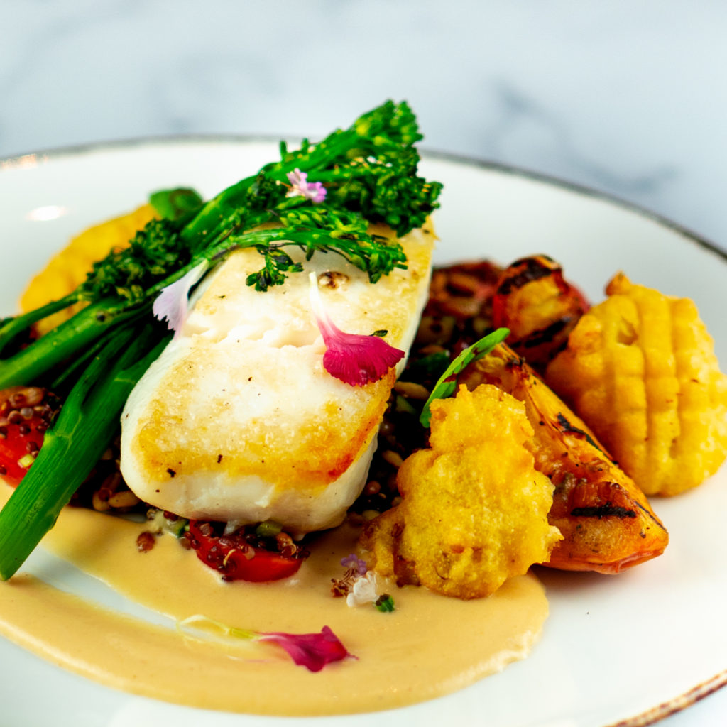 Pan Seared Alaska Halibut