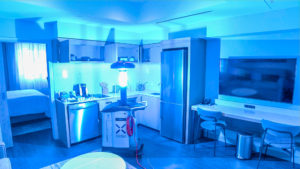 LightStrike robots at The Westin Houston Medical Center quickly destroy bacteria, viruses, and fungi via intense pulsed xenon ultraviolet (UV) light (Photo by The Westin Houston Medical Center)