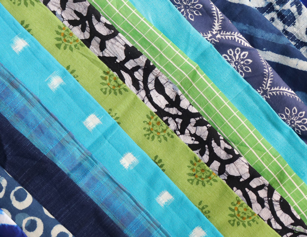 Anita Jaisinghani's Queen Scarves are handcrafted in silk, in cotton and in a combination of both. (Courtesy photo)