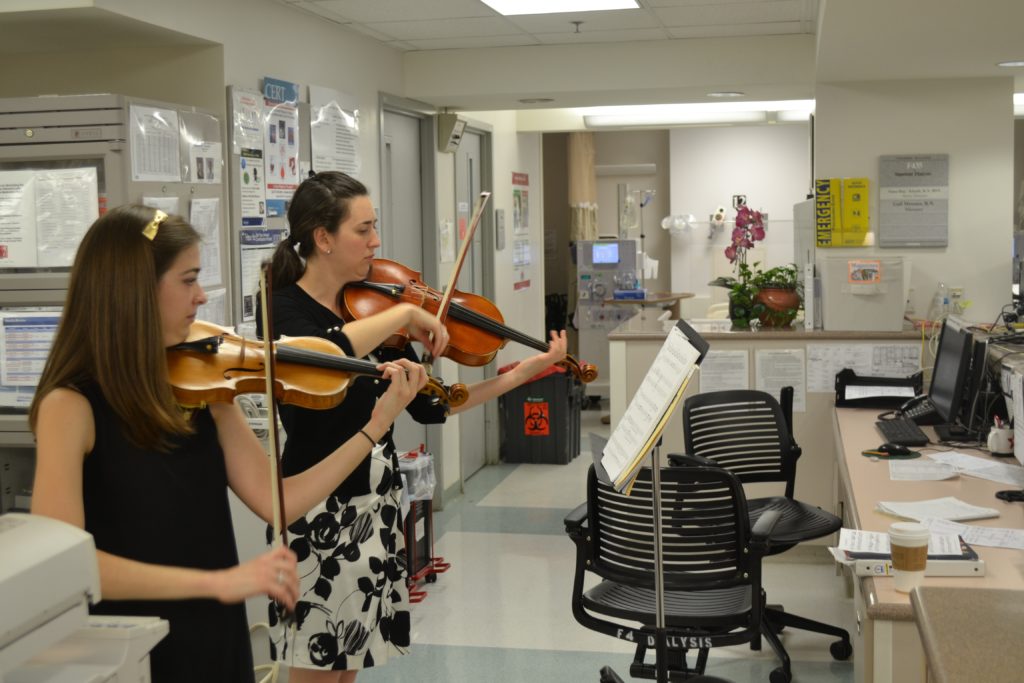 Performing arts in the hospital setting before COVID-19.