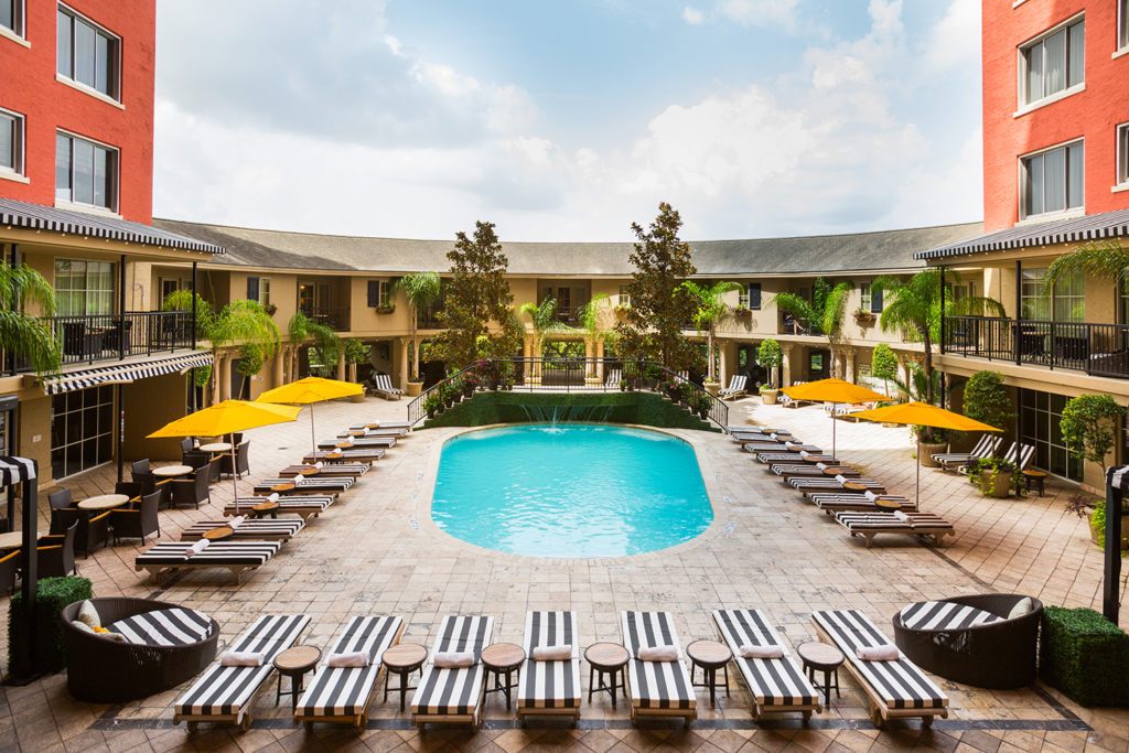 The luxe swimming retreat at Hotel ZaZa Houston (courtesy)