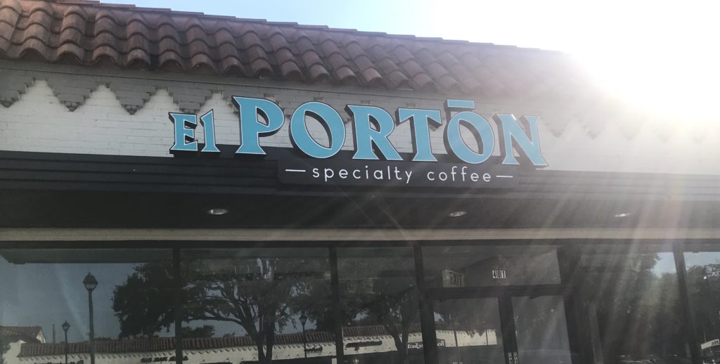 El Porton Coffee is a new coffee shop in Casa Linda Plaza. (Courtesy)