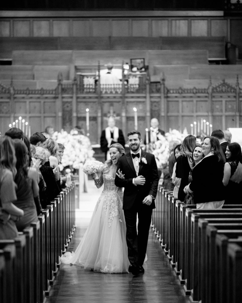 Luxury wedding planner Rachel Johnson orchestrated this wedding held in March, early in the pandemic before stay at home orders. (Photo by Joseph West)