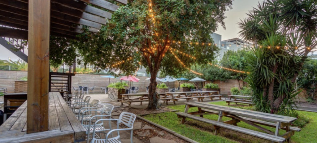 In the Museum District, Lucille's patio provides an ideal setting for open-air social distancing.