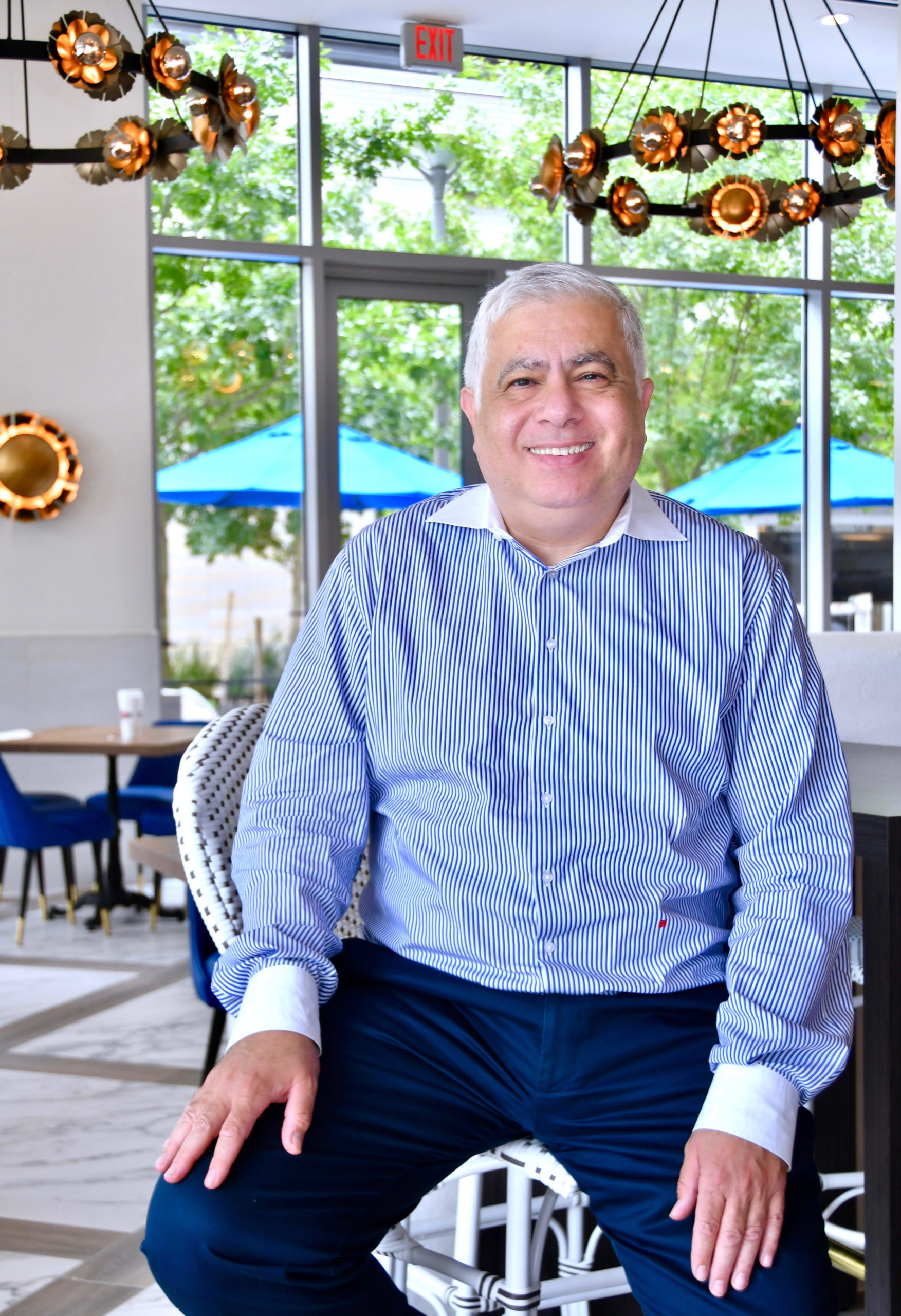 Faysal Haddad takes both hospitality and responsible sourcing seriously at Island Grill. 