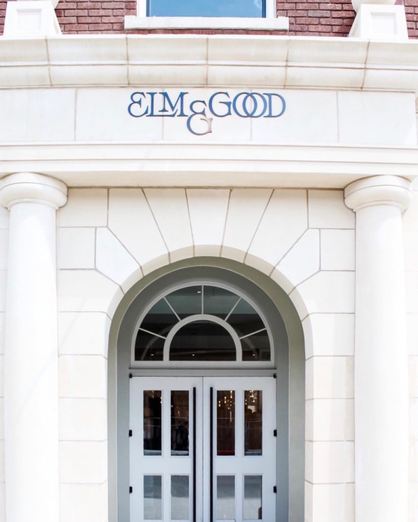 Elm & Good has historic vibes thanks to the building's original 1916 architecture. (Courtesy) 