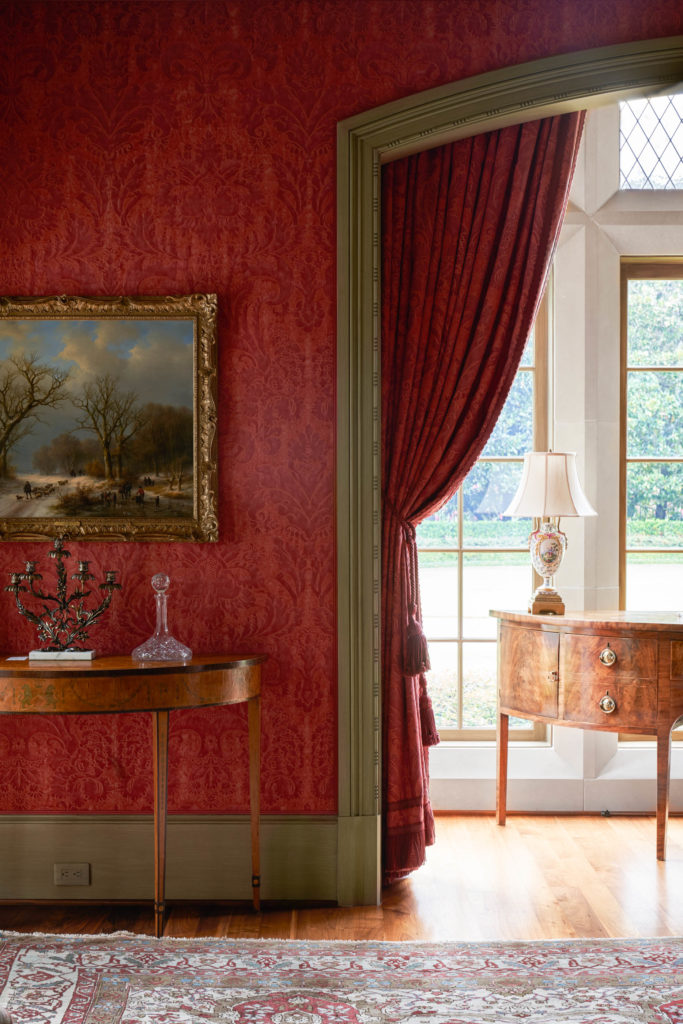 Details in the 120 Carnarvon home speak of British heritage. (Photo by Nathan Schroder/Douglas Elliman)