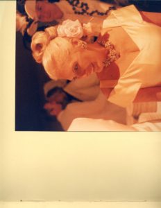 Legendary Dallas antiquarian Betty Gertz at a ball given by Axel Vervoordt at his castle, Gravenwezel, outside Antwerp Belgium.