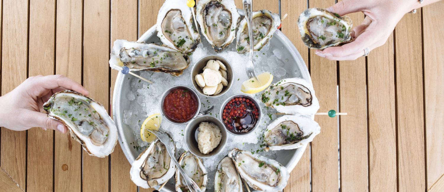 Happy hour oyster heaven. (Photo by Courtesy of Vandelay Hospitality Group)