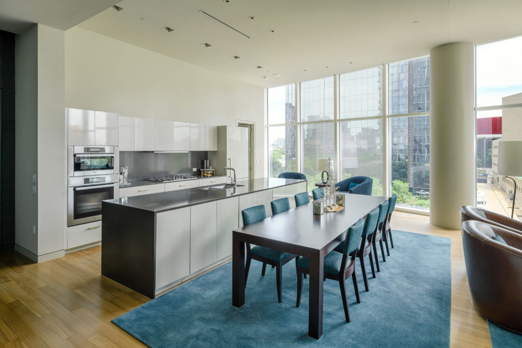 Kitchen and dining.