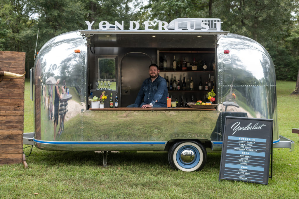 Goode Company Yonderlust mobile bar (Photo by Allison Moorman)