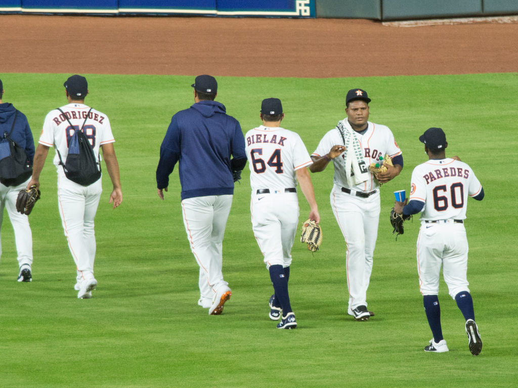 The Astros are winning despite all the injuries and coronavirus obstacles. (Photo by F. Carter Smith)