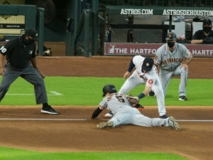 Houston Astros vs. San Francisco Giants. Zack Greinke pitch at Minute Maid Parkes as Geroge Springer returns to the lineup. Jose Altuve given the day off