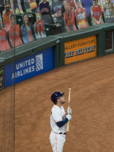 Houston Astros vs. San Francisco Giants. Zack Greinke pitch at Minute Maid Parkes as Geroge Springer returns to the lineup. Jose Altuve given the day off