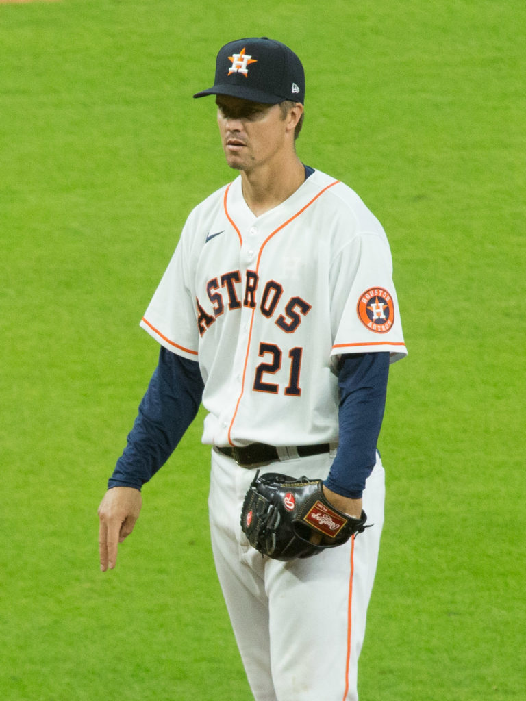 Zack Greinke is all right with sharing his signs. (Photo by F. Carter Smith)
