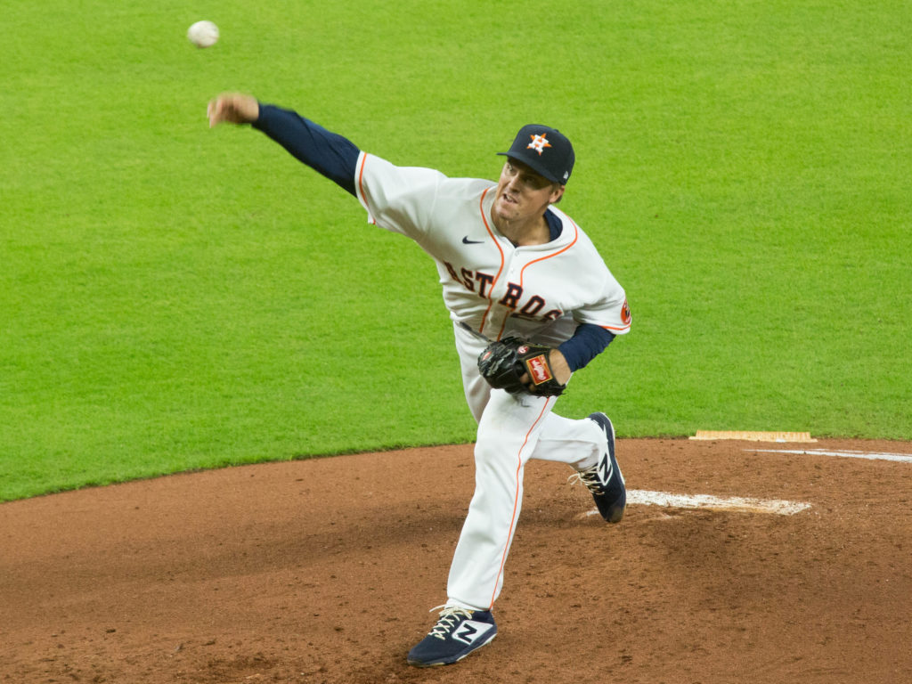 Zack Greinke has been pitching like the ace the Astros desperately need . (Photo by F. Carter Smith)