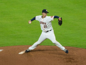 Houston Astros vs. San Francisco Giants. Zack Greinke pitch at Minute Maid Parkes as Geroge Springer returns to the lineup. Jose Altuve given the day off