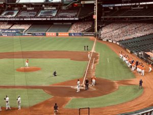The Houston Astros and Oakland A’s were set to play Friday night in Minute Maid Park, standing for the National Anthem, and took the field briefly before both teams abandoned the game in protest of racial inequities