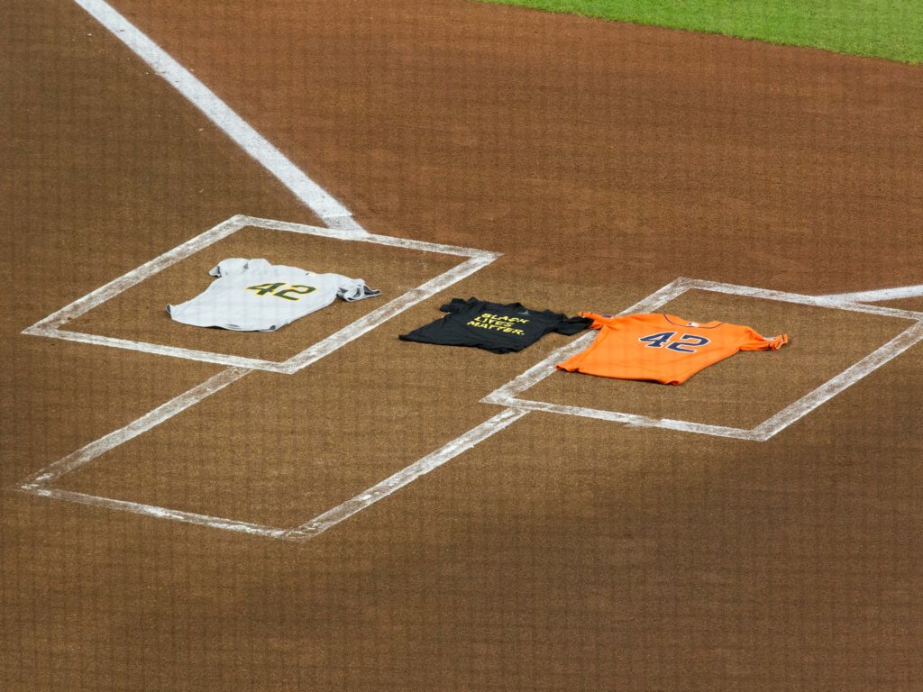 The Houston Astros walking off in protest of racial injustice and not playing a scheduled game left some powerful scenes. (Photo by F. Carter Smith)