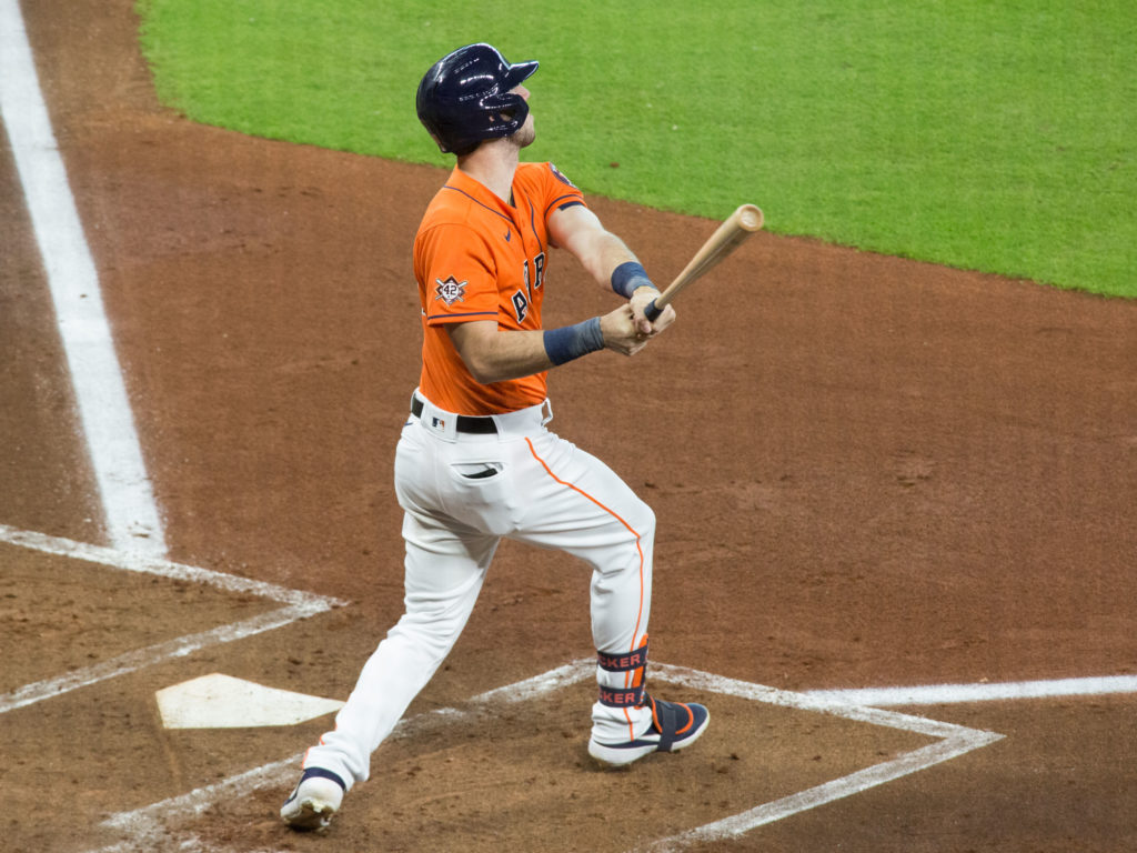 Kyle Tucker does not believe in batting gloves. (Photo by F. Carter Smith)
