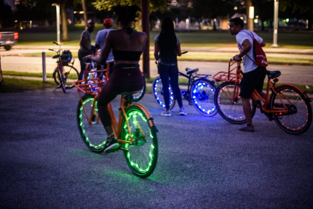 NIght LIght Bike Ride