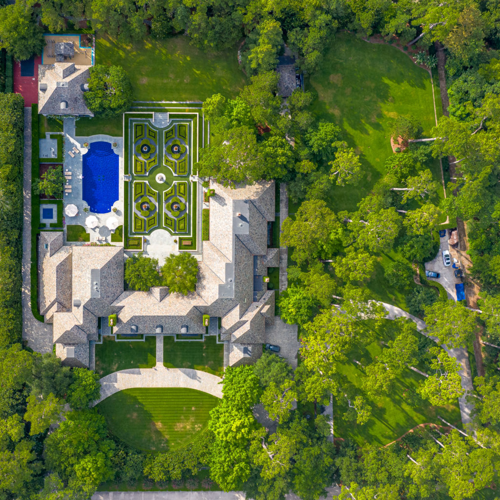 Aerial view of the property that is on the market for $29.5 million. (Photo by Nathan Schroder/Douglas Elliman)