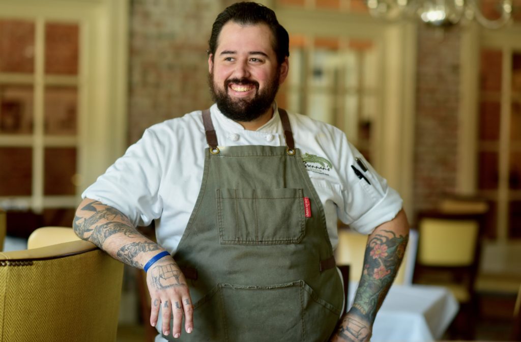 Brennan's new executive chef Joey Chavez heads the kitchen where Texas Creole dishes fill the Houston Restaurant Weeks menu and a five-course tasting menu has just been introduced.