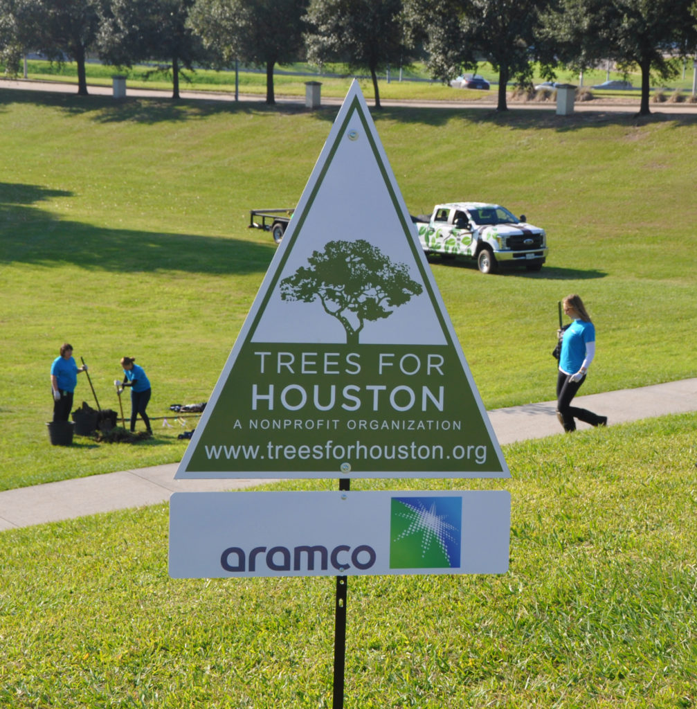 Trees For Houston plants trees across the city.