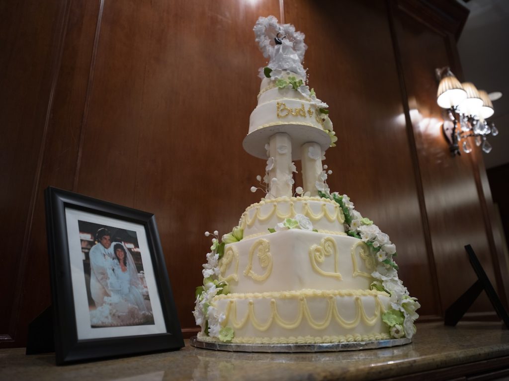 A replica from Bud and Sissy's wedding cake from Urban Cowboy. (Photo by Daniel Ortiz)