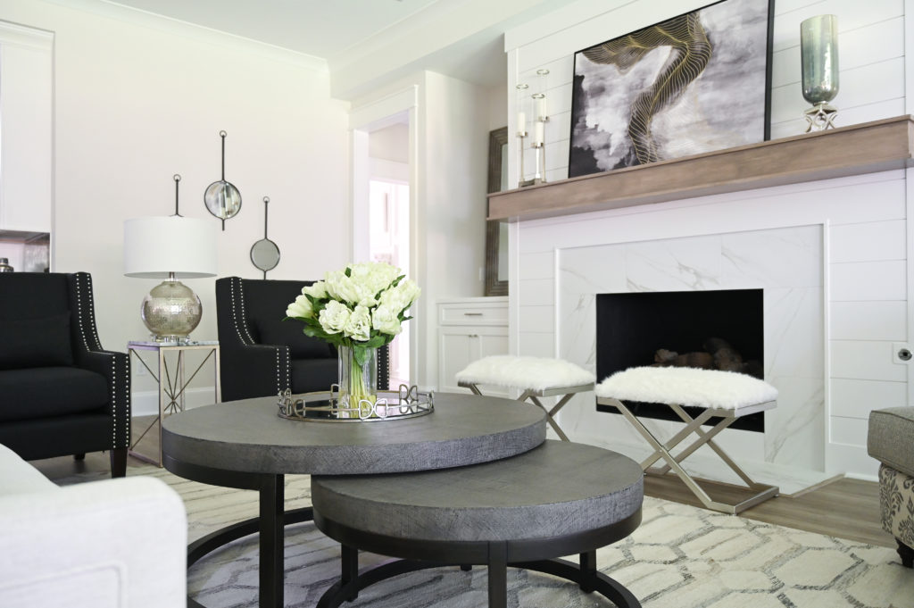 The Watertree renovation in The Woodlands, remodeled by Bill Hughes and fully staged by Charbonneau Interiors.